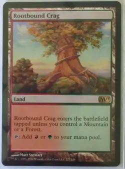 Rootbound Crag NM Core Set 2011 (M11) MTG Magic Regular - Image 1