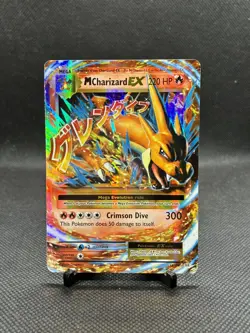 Pokemon Card Mega M Charizard Y EX 13/108 XY Evolutions Holo 2016 NM - Image 1