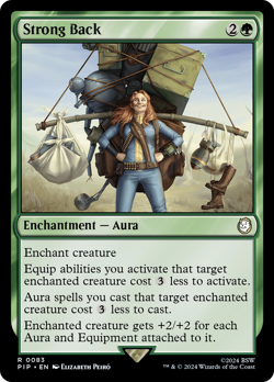 Strong Back [Fallout] Magic MTG - Image 1