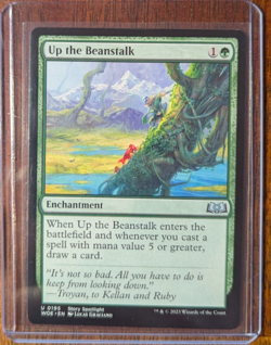 MTG Up the Beanstalk Wilds of Eldraine Regular NM - Image 1