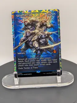 MTG Turtles in Time FRACTURE FOIL #0294 TMNT Japan Showcase Mythic NM Rare - Image 1