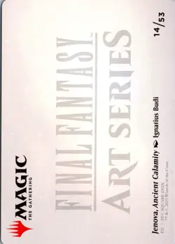 Jenova, Ancient Calamity Art Card S Art Series: FINAL FANTASY 14 NM Magic - Image 2