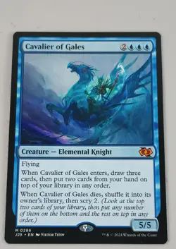 MTG Cavalier of Gales Foundations Jumpstart Regular Magic NM - Image 1