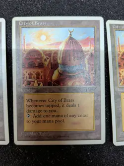 Magic the Gathering City Of Brass Chronicles MTG Vintage 1995 - Image 3