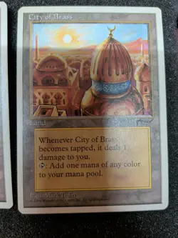 Magic the Gathering City Of Brass Chronicles MTG Vintage 1995 - Image 4