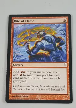 MTG Rite of Flame Coldsnap Regular Magic LP - Image 1