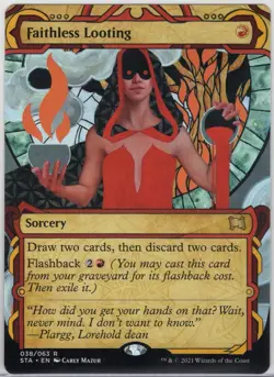 1x Faithless Looting - Strixhaven: Mystical Archives - Near Mint - Image 1