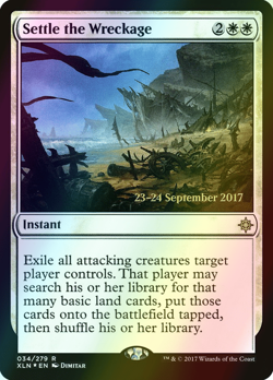 MTG Settle the Wreckage Prerelease Foil ** Ixalan Promos ** English (NM) - Image 1