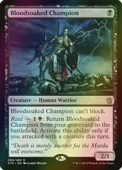 MTG Bloodsoaked Champion Foil ** Khans of Tarkir ** English (NM) - Image 1
