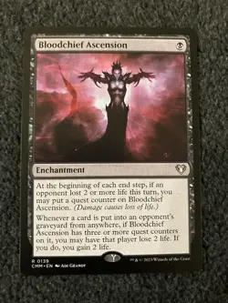 Magic The Gathering MTG - Bloodchief Ascension - Commander Masters - Image 1