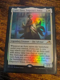 Light-Paws, Emperor's Voice Kamigawa: Neon Dynasty Foil - Image 1