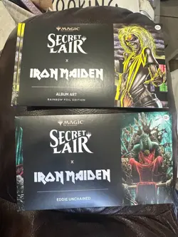 Iron Maiden (Rainbow Foil) Secret Lair Drop Foil x Eddie Unchained Sealed - Image 1