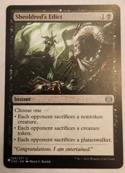 Sheoldred's Edict The List Reprints Regular NM+ - Image 1