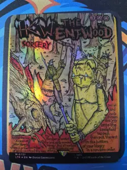 Hew the Entwood | Poster Foil | Lord of the Rings - Magic: The Gathering - Image 1