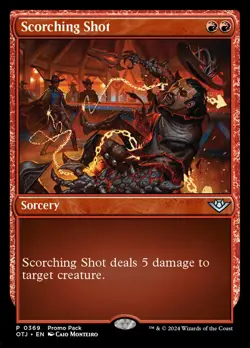 MTG Magic the Gathering Scorching Shot (369/441) Outlaws of Thunder Junction LP - Image 1