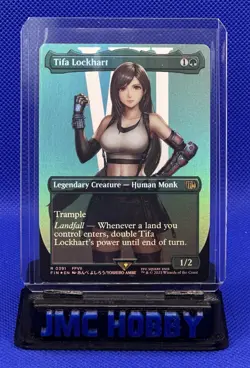 Magic The Gathering Final Fantasy Tifa Lockhart (Borderless) (Foil) #0391 - Image 1