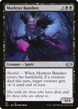 MTG Magic the Gathering Morkrut Banshee (121/835) Jumpstart 2022 LP - Image 1