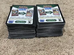 Pokemon TCG QR Code 300 Unused Cards Lot - Image 1