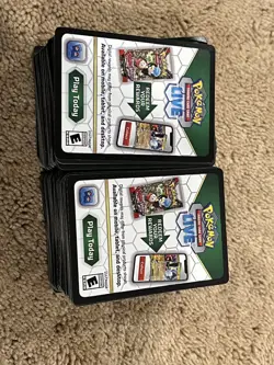Pokemon TCG QR Code 300 Unused Cards Lot - Image 2