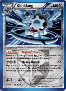 Klinklang (Team Plasma) 90/135 Plasma Storm Pokemon Card TCG - Image 1