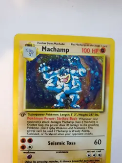 Machamp Base Set Holo Pokemon Card Jungle Fossil WOTC - Image 5