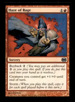 MTG Haze of Rage LP Light Play Future Sight [1414] - Image 1