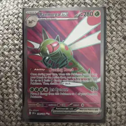 Pokemon TCG Yanmega EX Full Art Card Destined Rivals 206/182 NM - Image 1