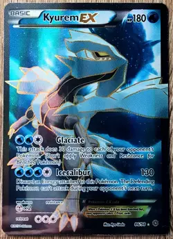 Pokemon Kyurem EX Full Art Holo Ultra Rare 86/98 XY Ancient Origins Card NM - Image 1