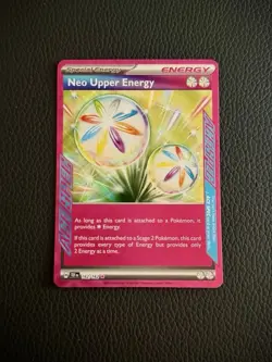 Pokemon Neo Upper Energy 162/162 SV05: Temporal Forces Ace SPEC Trainer. NM. - Image 1