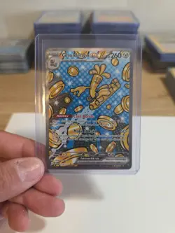 Pokemon TCG Gholdengo EX 164/131 Holo Secret Rare Full Art Prismatic Evolutions - Image 1