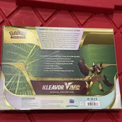 NEW & SEALED Pokemon TCG: Kleavor VSTAR Special Collection Box - Sword & Shield - Image 2