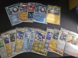 Lot Of 16 Black Bolt And White Flare Poke Ball Cards Pokemon TCG - Image 1