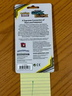 Pokemon Sun & Moon Cosmic Eclipse Sealed Blister Pack Terrakion Promo Coin New - Image 2