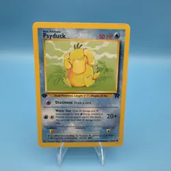 Pokemon TCG Psyduck Team Rocket 1st Edition 65/82 MP - Image 1