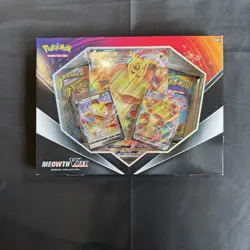 Pokemon TCG Meowth VMAX Special International Collection Box - Sealed 820650804120 - Image 1