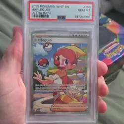 Pokemon Harlequin Trainer Sv: White Flare 163/086 Ultra Rare Holo PSA 10 - Image 1