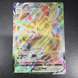 Leafeon VMAX 008/203 SWSH07 Evolving Skies Ultra Rare Full Art Holo Pokemon TCG! - Image 1