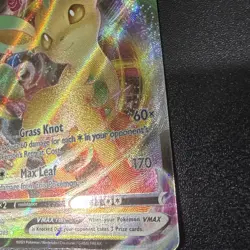 Leafeon VMAX 008/203 SWSH07 Evolving Skies Ultra Rare Full Art Holo Pokemon TCG! - Image 3