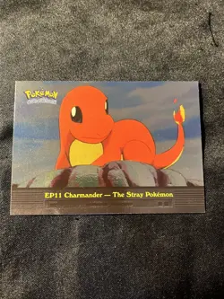 2000 Topps Pokemon TV #EP11 Charmander - The Stray Pokemon Silver Foil - Image 1