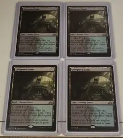Qty 4 Overgrown Tomb - MTG - NM-Guilds of Ravnica - Image 1