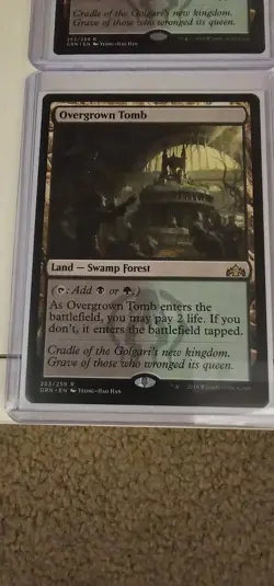 Qty 4 Overgrown Tomb - MTG - NM-Guilds of Ravnica - Image 2