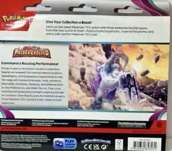POKEMON TCG PALDEA EVOLVED 3 PACK BLISTER with Tinkatink - Image 2