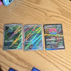 Pokemon Card 151 Charizard Venusaur Blastoise ex SAR AR set Korean 9 Art Card! - Image 3