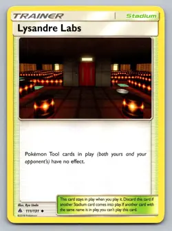 Pokemon TCG SM - Forbidden Light Lysandre Labs 111/131 - Image 1
