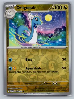 Dragonair SV: Scarlet & Violet 151 #148/165 Uncommon Reverse Holo Pokemon Card - Image 1
