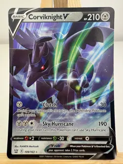 109/163 Corviknight V Ultra Rare Battle Styles Pokemon Card - Image 1