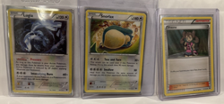 SET of 3: 2016 Pokemon XY Fates Collide Cards: LUGIA (Holo), SNORLAX & SHAUNA - Image 1