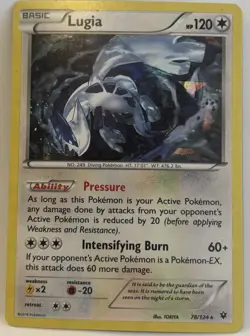 SET of 3: 2016 Pokemon XY Fates Collide Cards: LUGIA (Holo), SNORLAX & SHAUNA - Image 2