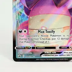 Pokemon TCG SWSH Chilling Reign Galarian Slowking VMAX 100/198 Ultra Rare NM - Image 5