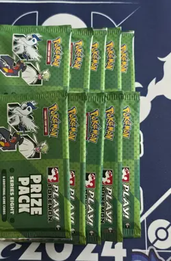 Pokemon TCG Series Eight Prize Pack Lot - 10 Sealed Packs - Image 1